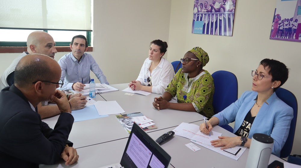 Photo credit: UNFPA/EQG – Exchanges between UNFPA RR and FRS Delegation during the planning meeting.