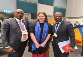 The Honorable Silvestre Abaga (right) together with other member-participants at the ICPD conference in Oslo.
