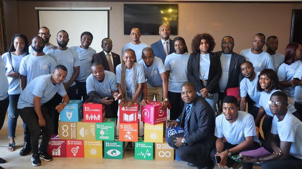 Group photo of Journalists, Malabo, Photo credit, UNFPA-GE