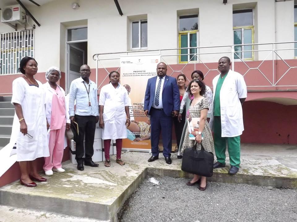 La distribución de kits de atención de salud reproductiva y colocación de diu en los establecimientos de salud de bioko norte estaba en el ámbito del proyecto "reducción de la mortalidad materna y neonatal en las provincias de bioko norte y kie ntem"